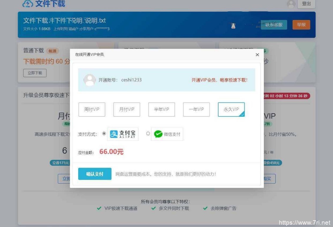 仿蓝奏/城通/百度/闪客网盘页面网盘赚钱系统源码