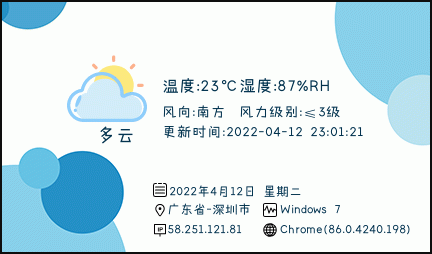 IP签名档api源码 论坛博客适用的漂亮IP签名档