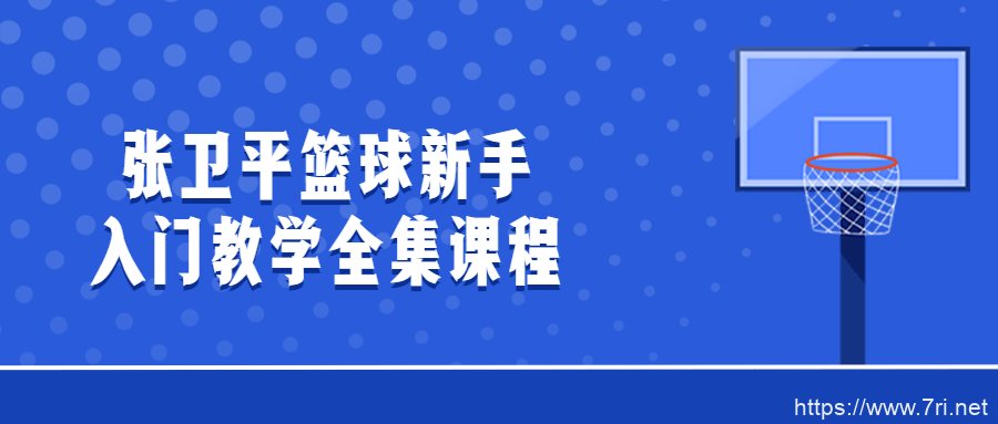 张卫平篮球新手入门教学全集课程