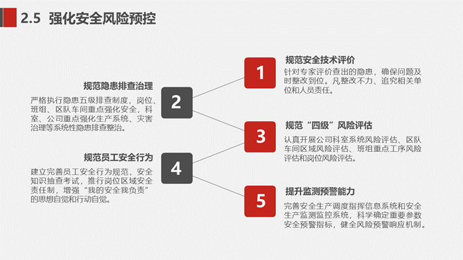 安全生产工作思路汇报PPT模板