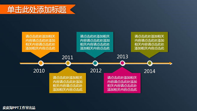 财务数据分析工作总结PPT模板