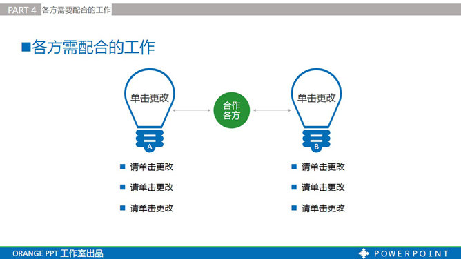 项目合作方案汇报PPT模板