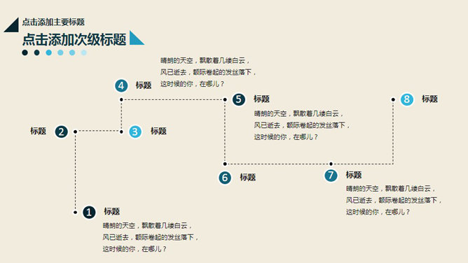 时尚LOMO风格电脑桌面PPT模板