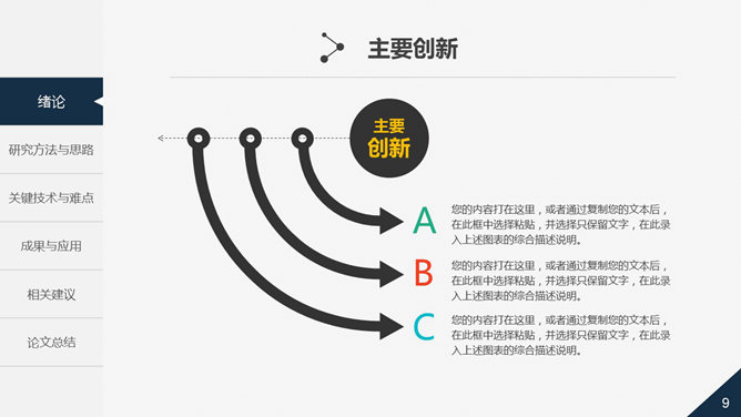 精美实用动态论文答辩PPT模板