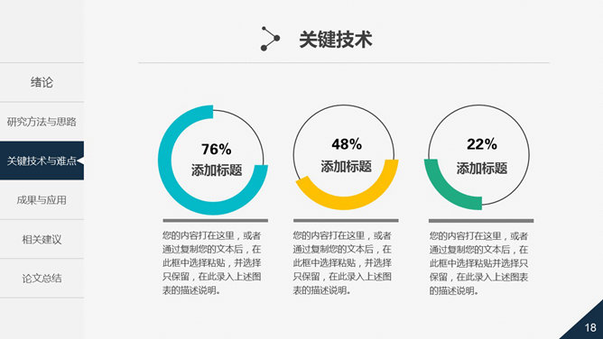 精美实用动态论文答辩PPT模板