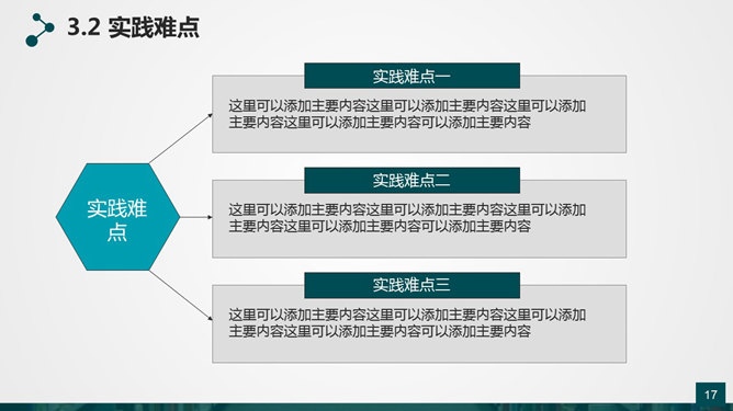 大方实用毕业答辩PPT模板