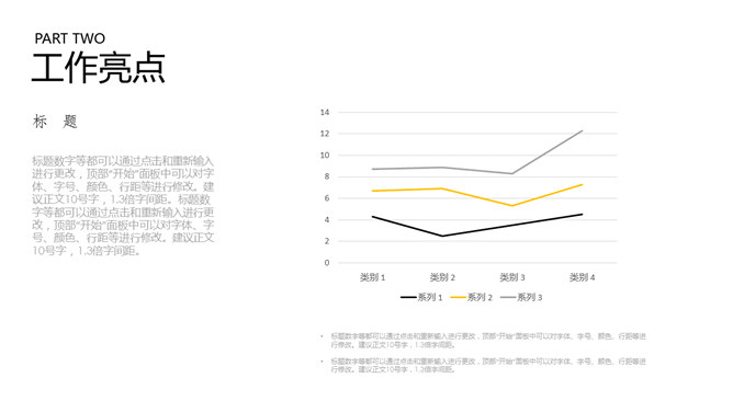 简洁大方工作汇报总结PPT模板