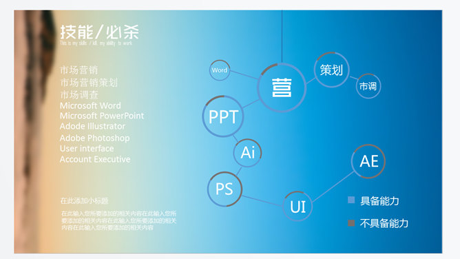 创意手机个人简历PPT模板