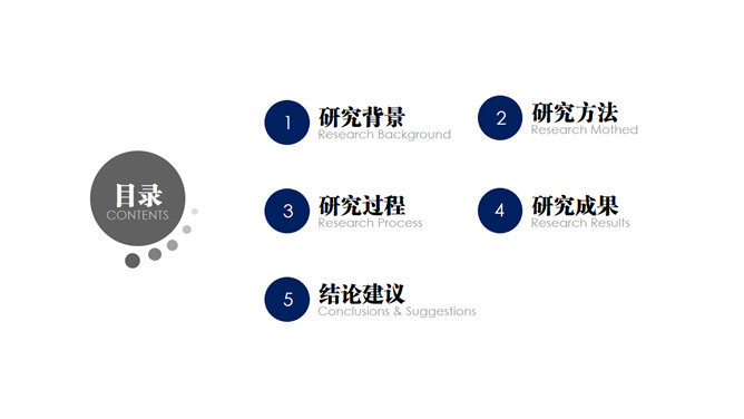 简约大方毕业答辩PPT模板