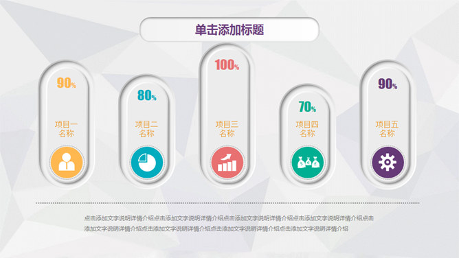 微粒体年终报告总结PPT模板