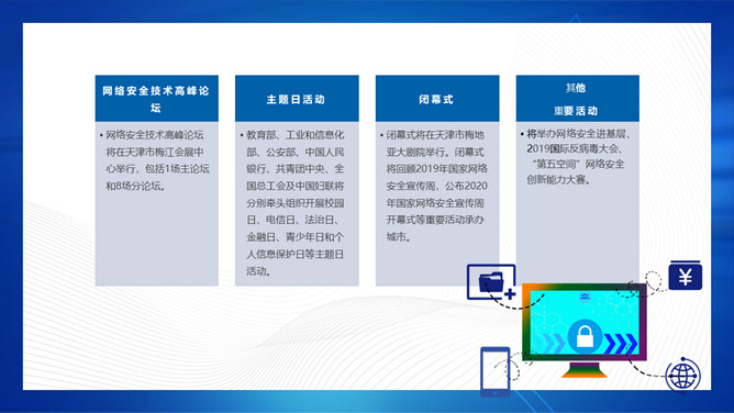 共建网络安全共享网络文明PPT模板