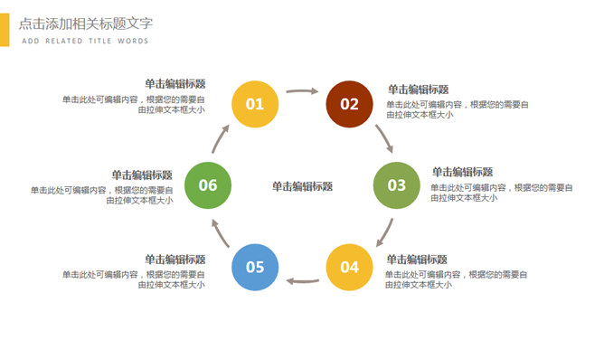 食品安全健康食物PPT模板