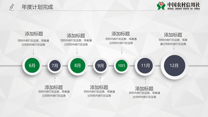 中国农村信用社专用PPT模板