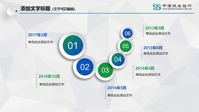 中国民生银行专用PPT模板