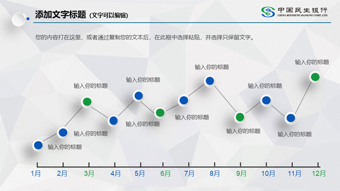 中国民生银行专用PPT模板