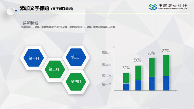 中国民生银行专用PPT模板