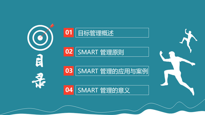 目标管理SMART原则PPT模板