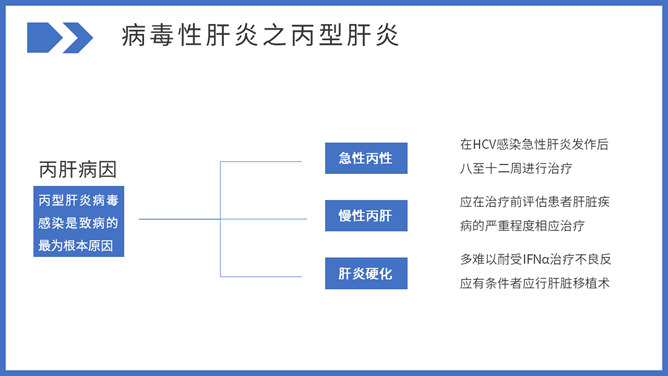 病毒性肝炎预防和治疗PPT模板