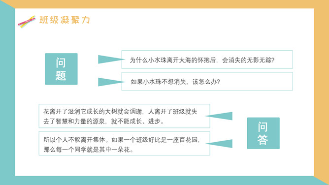 增强班级凝聚力班会PPT模板