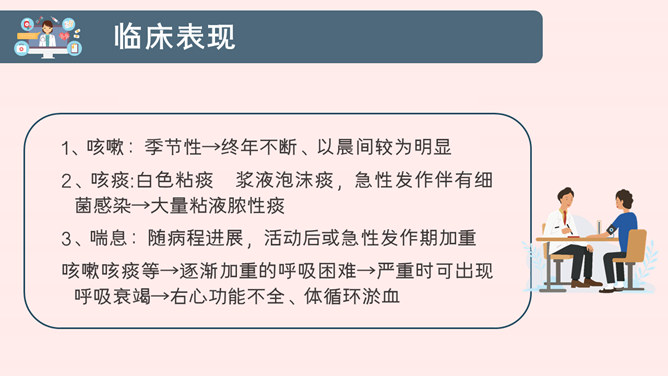 COPD患者护理查房PPT模板