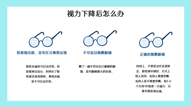 全国爱眼日宣传介绍PPT模板