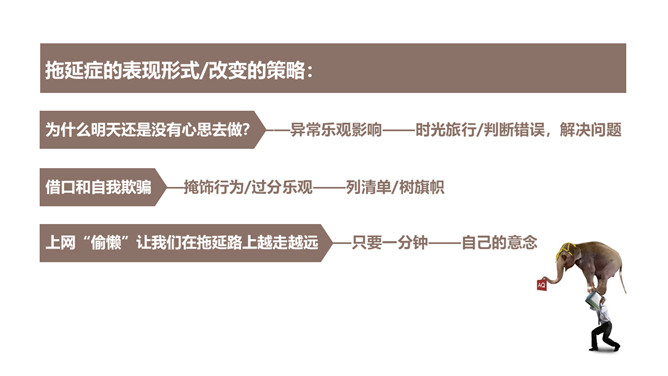 《战胜拖延症》读书笔记PPT