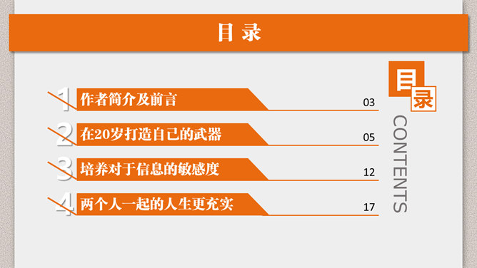 《20岁跟别人拉开距离》PPT读书笔记