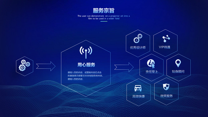 科技互联网公司简介PPT模板