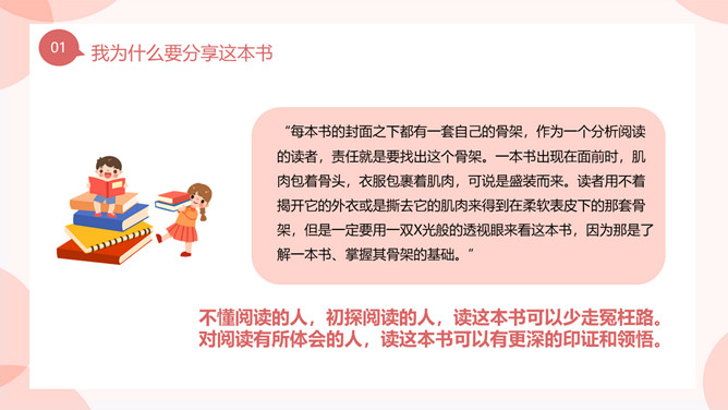 如何正确阅读一本书PPT模板