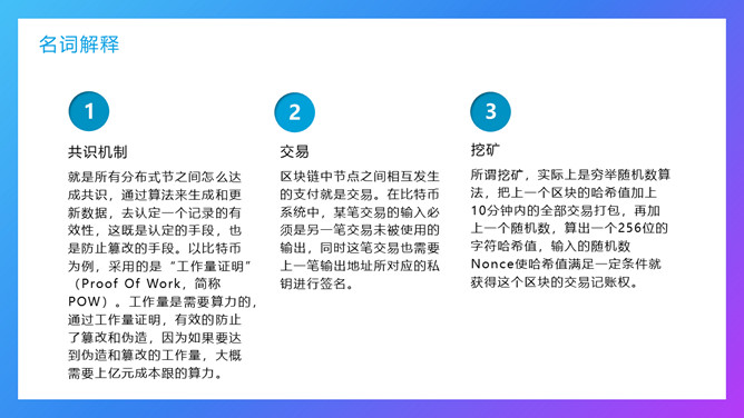 区块链技术与应用PPT模板