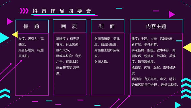 抖音短视频自媒体运营方案PPT模板