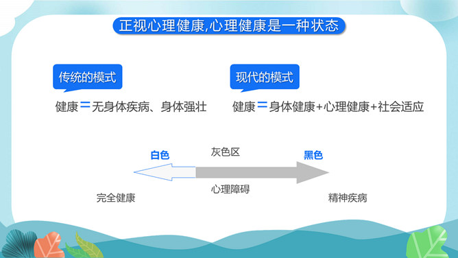 教师心理健康及压力情绪管理PPT模板