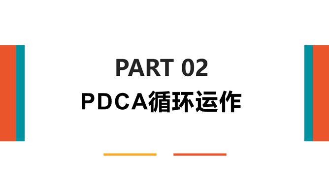 PDCA循环工作方法培训PPT课件模板