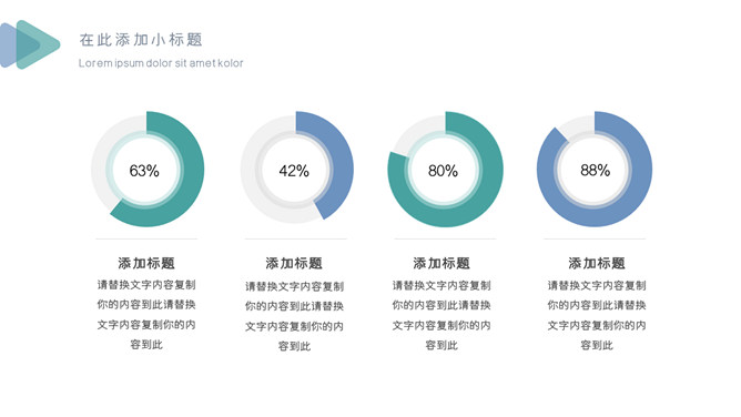 极简个人工作述职报告PPT模板