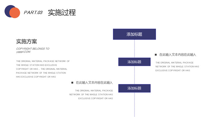 圆点活动策划方案汇报PPT模板