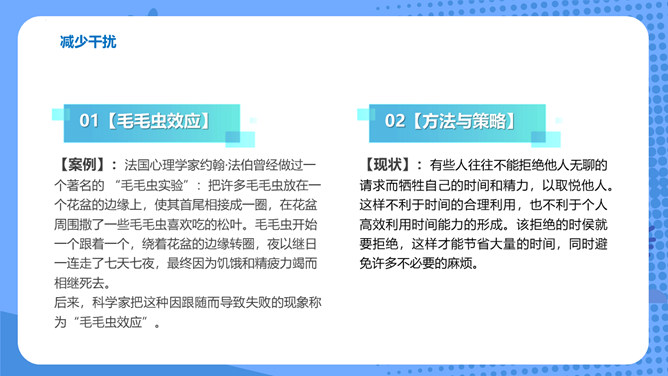 管理时间提高效率班会PPT模板