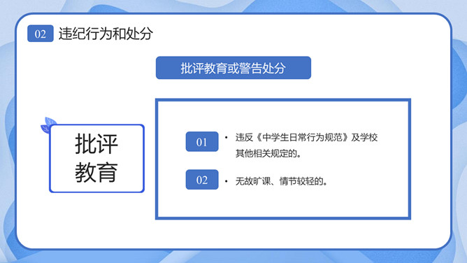 校风校纪整顿主题班会课件PPT模板