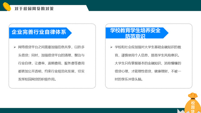 拒绝校园网贷PPT课件模板