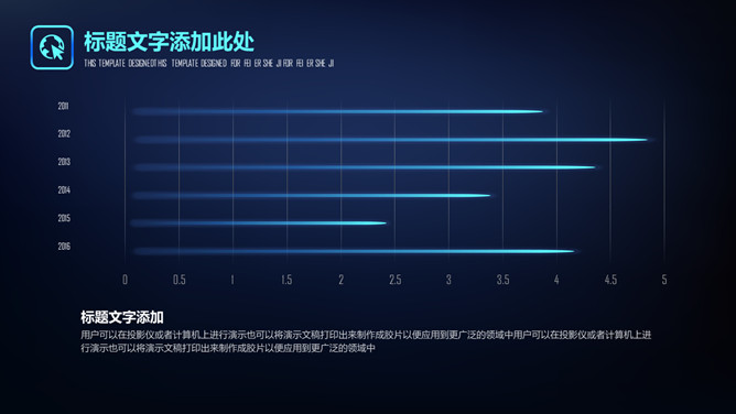 深蓝科技行业汇报PPT模板