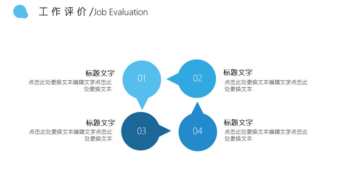 简约通用述职报告PPT模板