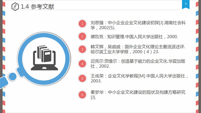 创意信件毕业设计答辩PPT模板