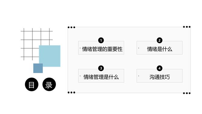 情绪管理沟通技巧培训PPT模板