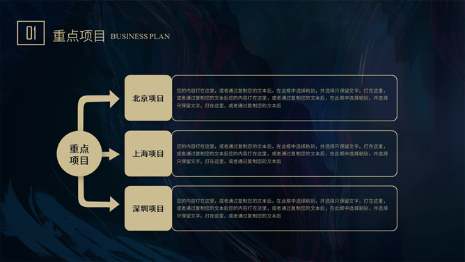 质感高端商业计划书PPT模板