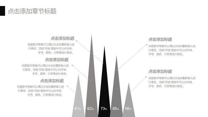 极简黑色商务汇报PPT模板