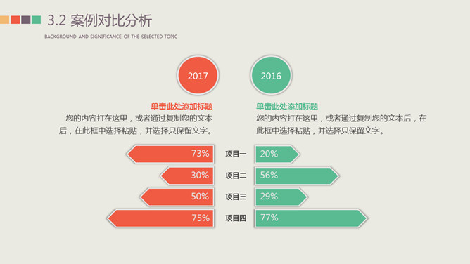 多彩复古论文答辩PPT模板