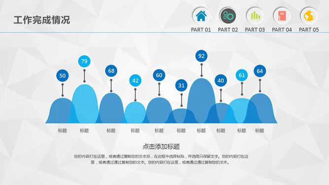 大气实用年度总结汇报PPT模板