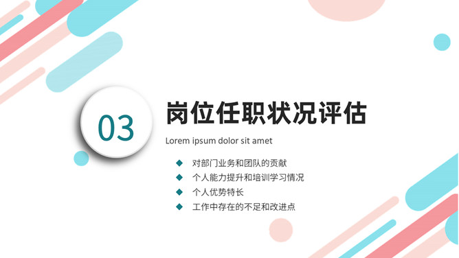 清新职级竞聘述职报告PPT模板