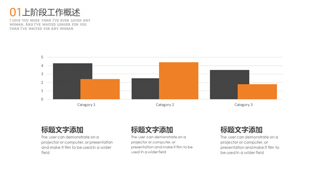 时尚简约工作报告PPT模板