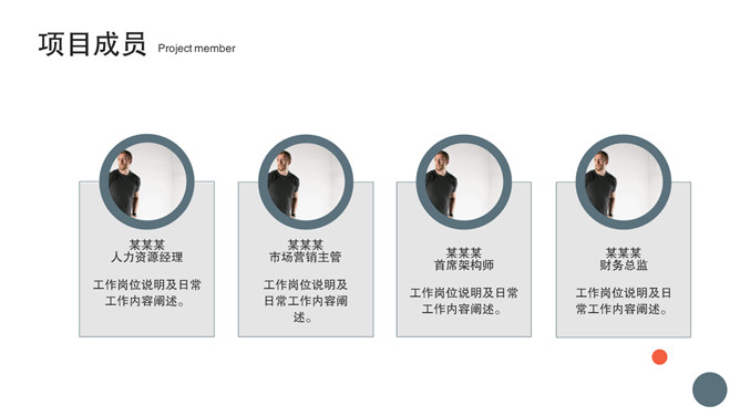 简洁商业融资计划书PPT模板