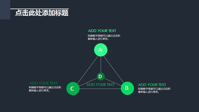 简约绿色多功能通用PPT模板